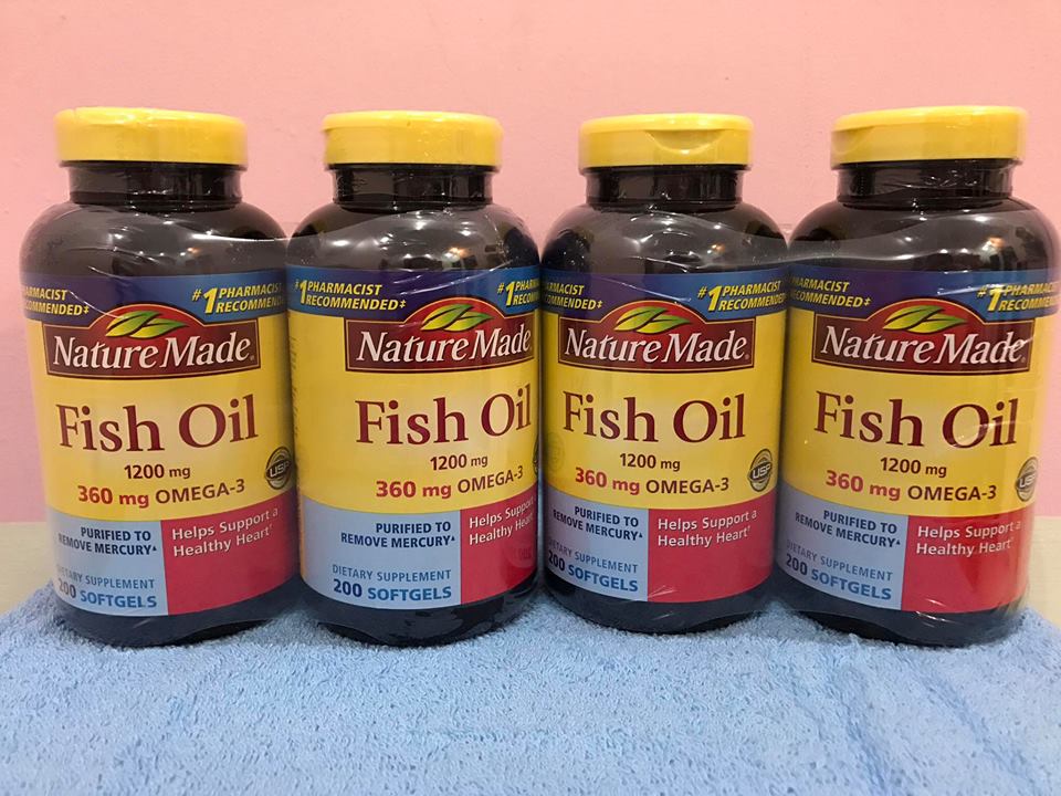 Cách sử dụng dầu cá Fish Oil Omega 3 Nature Made hiệu quả nhất