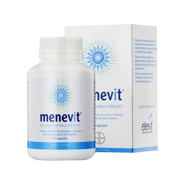 Thuốc Menevit của Úc, tăng số lượng và chất lượng tinh trùng
