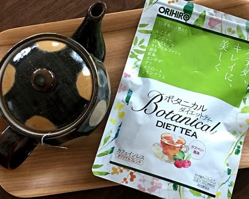 Cách dùng trà giảm cân Botanical Diet Tea Orihiro
