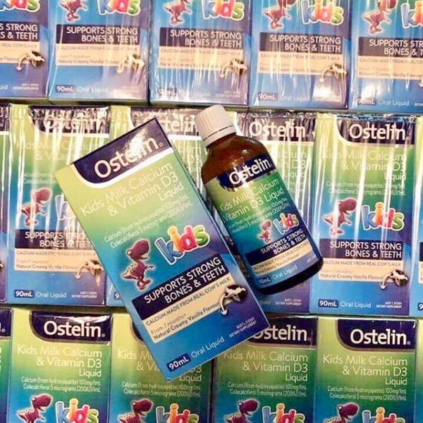 Ostelin Calcium & vitamin D3 dạng nước cho bé trên 7 tháng 8