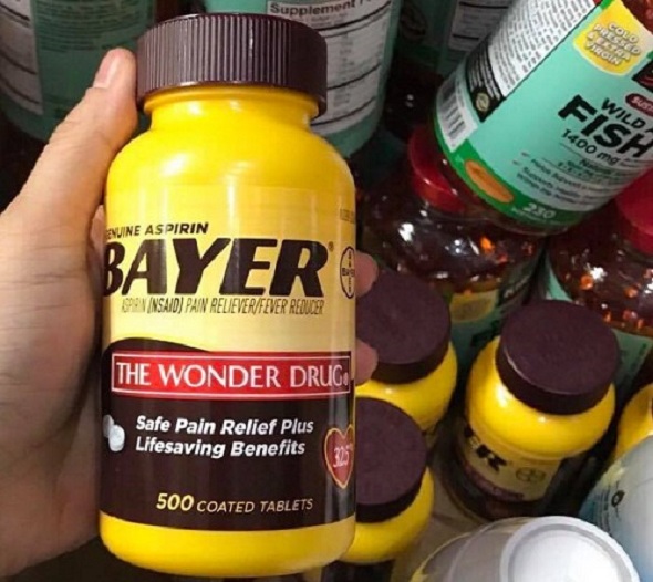 Genuine Bayer Aspirin 325mg của Mỹ giảm đau hạ sốt 2