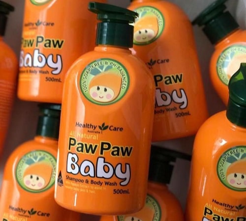 Review sữa tắm gội Paw Paw Baby Healthy Care của Úc