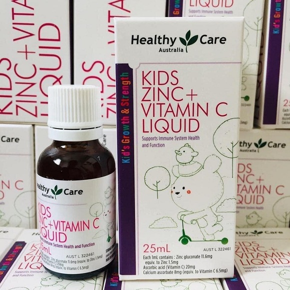 Siro bổ sung kẽm và vitamin C cho bé Healthy Care Kids Liquid 4