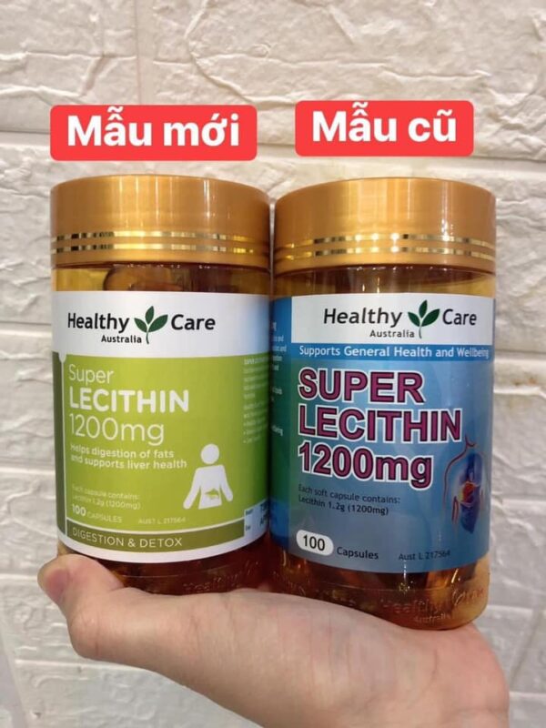 Mầm đậu nành Úc Healthy Care 100 viên Super Lecithin 1200mg 7