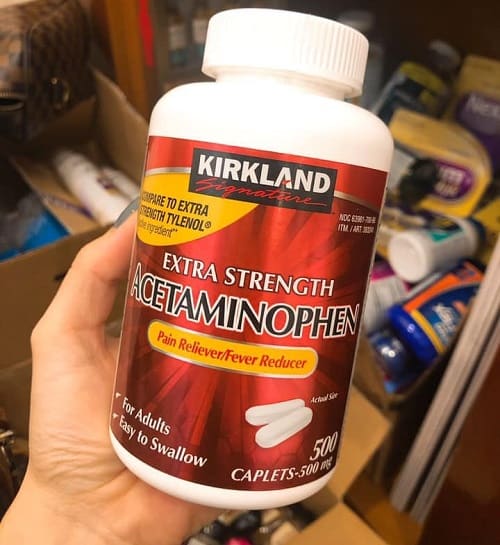 Kirkland Extra Strength Acetaminophen 500mg liều dùng-2
