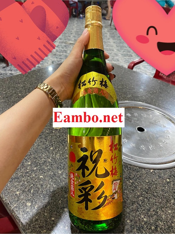 Rượu Sake vảy vàng Kikuyasaka 1,8 lít Nhật Bản, giá tốt nhất 1