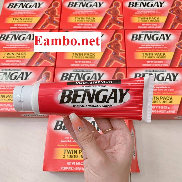 Kem xoa bóp giảm đau Bengay Ultra Strength 113g xách tay Mỹ 90