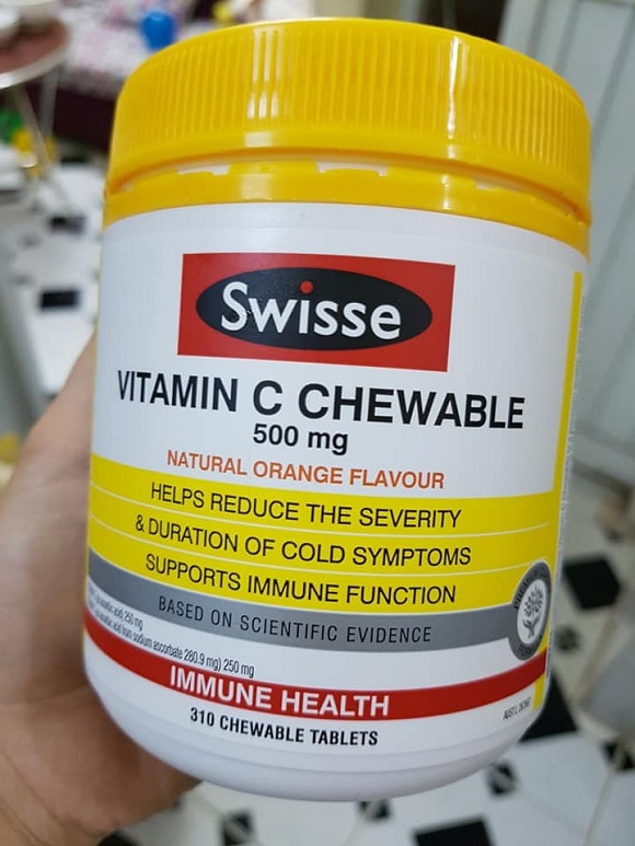 Viên nhai vitamin C Chewable 500mg Swisse có tốt không? 4