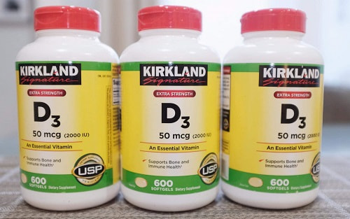Công dụng Vitamin D3 2000 IU Kirkland là gì?
