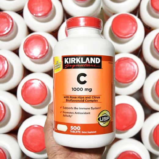 Vitamin C 1000mg Kirkland hộp 500 viên của Mỹ giá tốt 0
