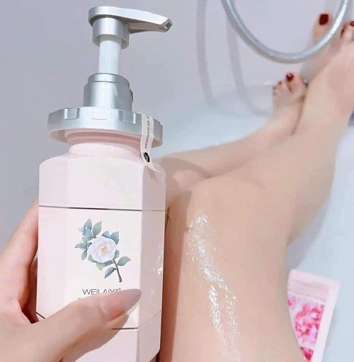 Sữa tắm trắng da Weilaiya Niacinamide Shower Gel 450ml giá bao nhiêu?-2