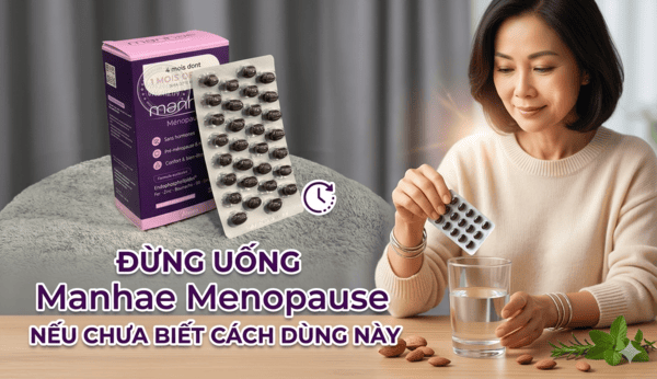 Cách dùng thuốc nội tiết Manhae Menopause đúng chuẩn