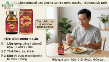 Cách dùng bổ gan Biken Liver EX đúng chuẩn, hiệu quả bất ngờ