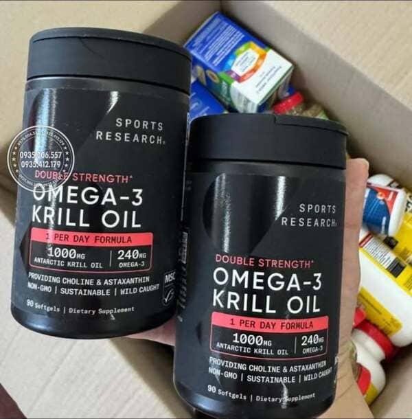 Omega 3 Krill Oil Sports Research 1000mg là gì?