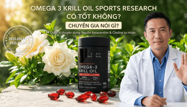 Review Omega 3 Krill Oil Sports Research từ người dùng thực tế