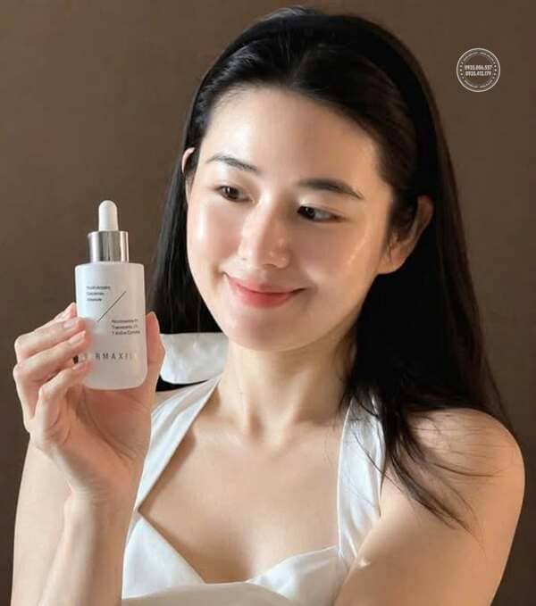Tinh chất dưỡng trắng Dermaxilic cách dùng sáng và tối